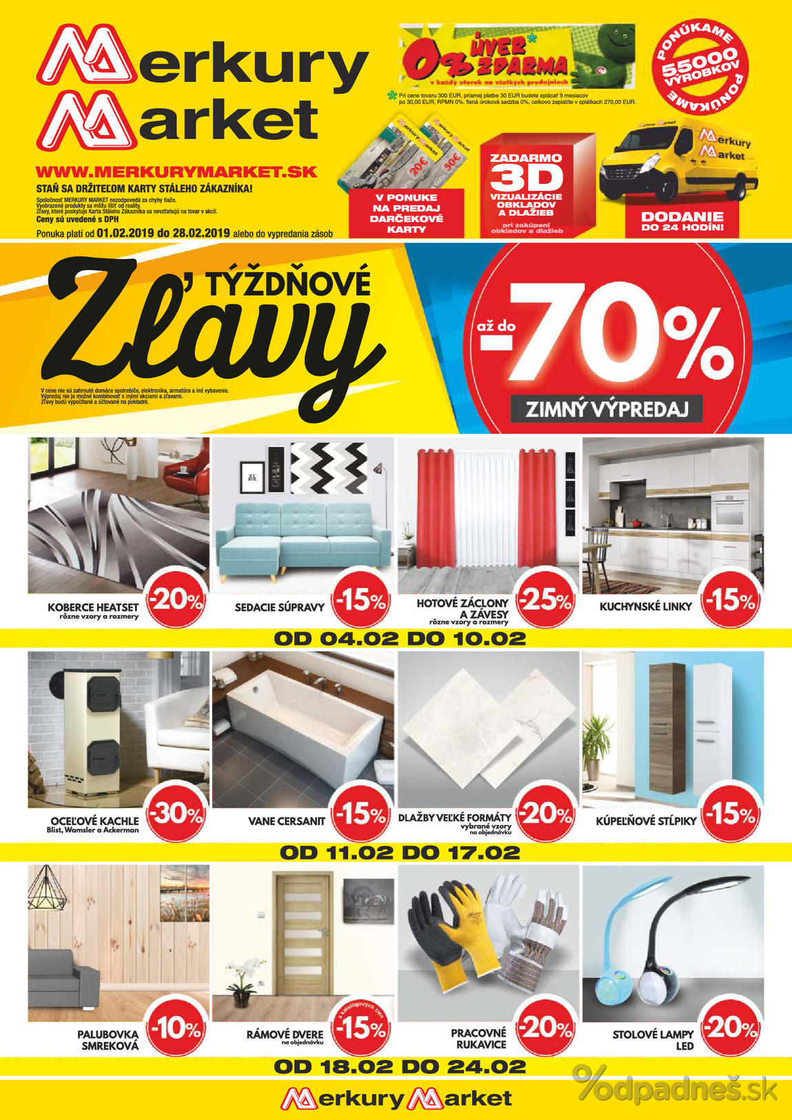 1. stránka Merkury Market letáku