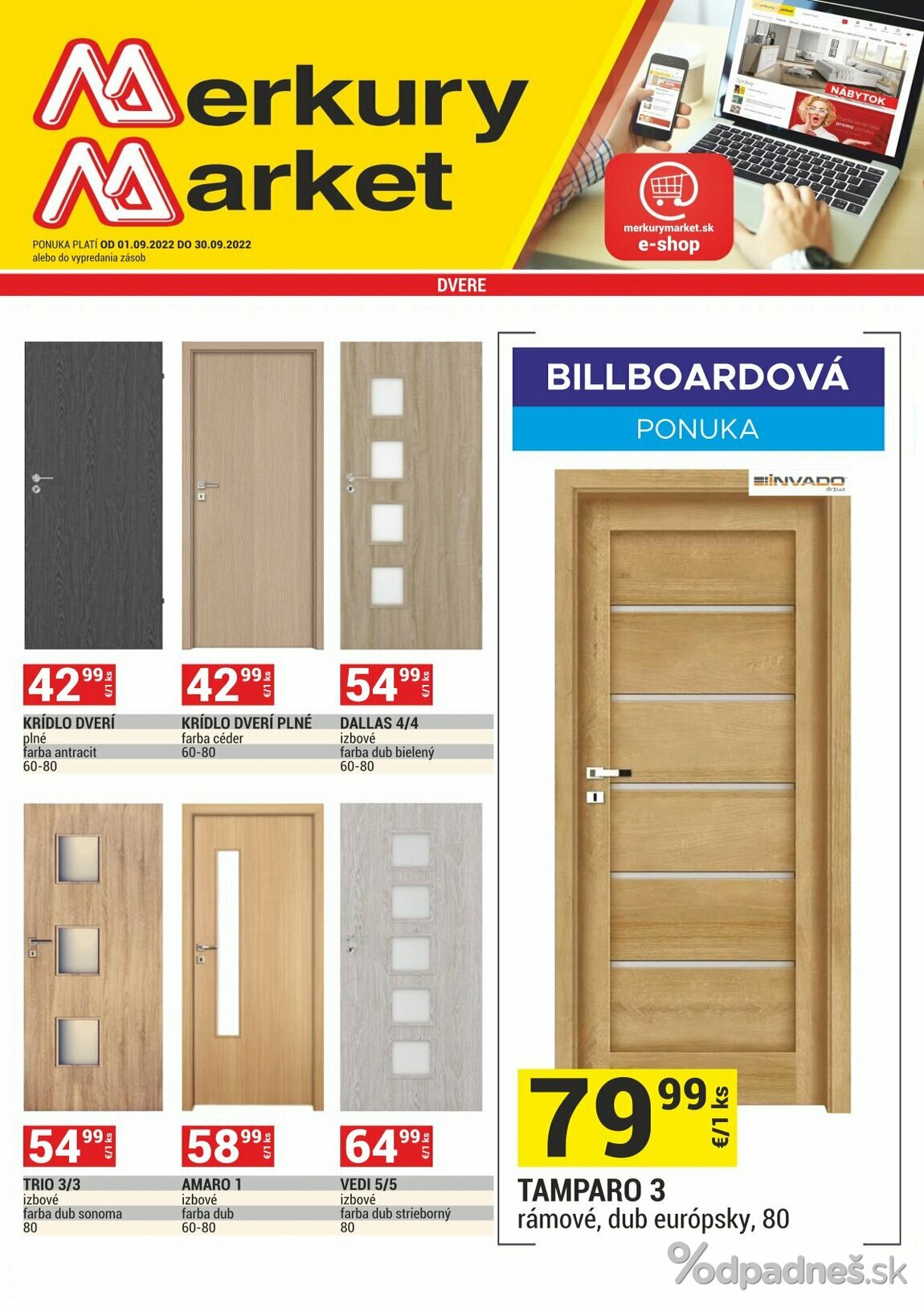 1. stránka Merkury Market letáku