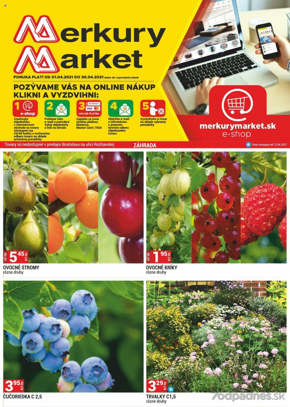1. stránka Merkury Market letáku