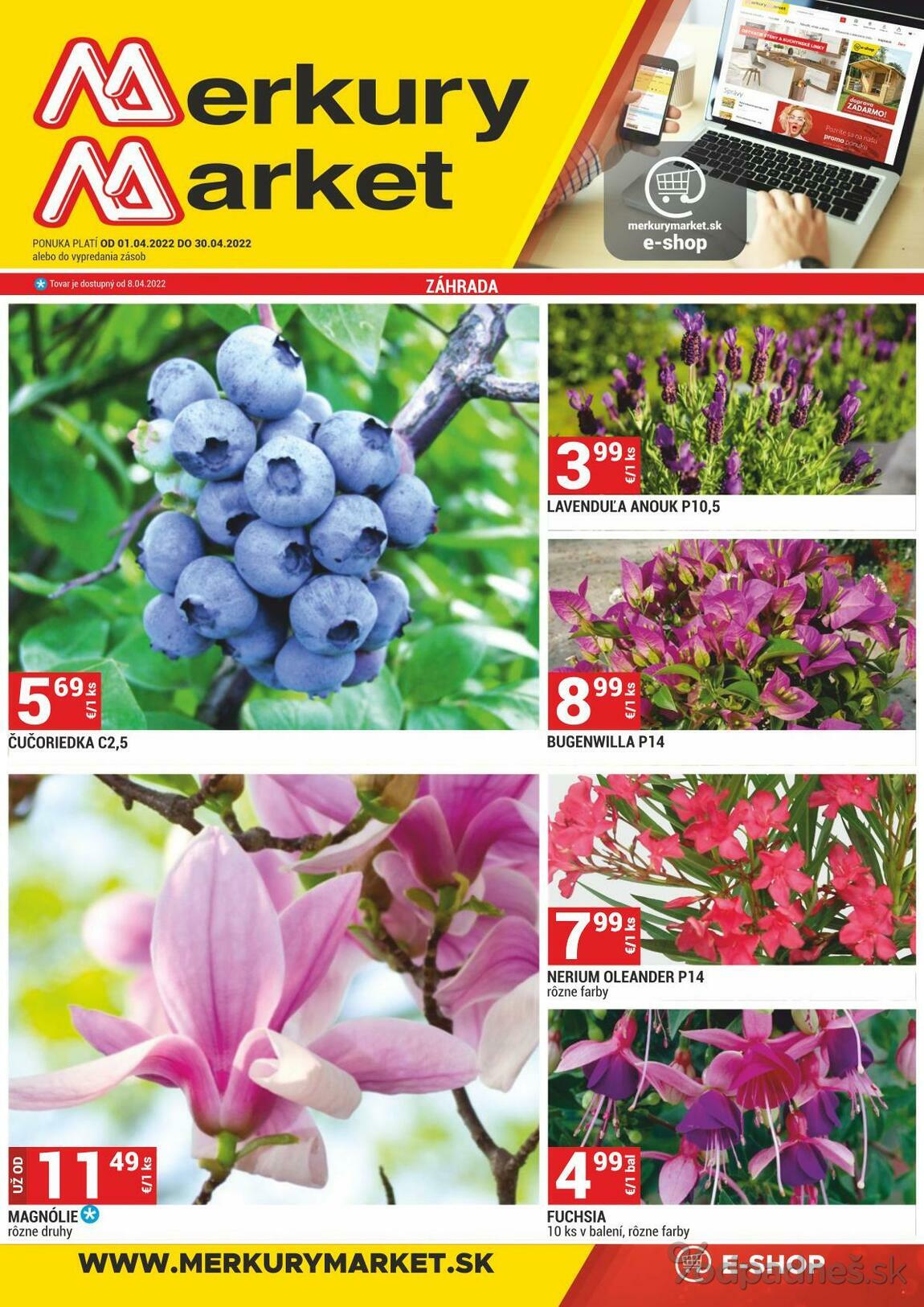 1. stránka Merkury Market letáku