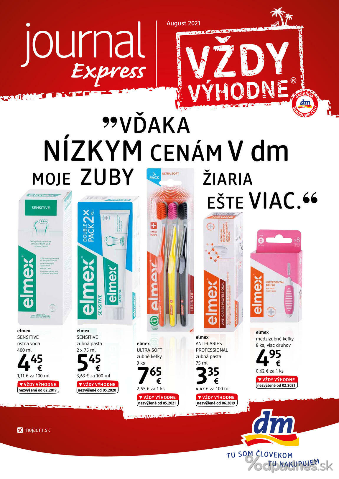 1. stránka dm drogerie markt letáku