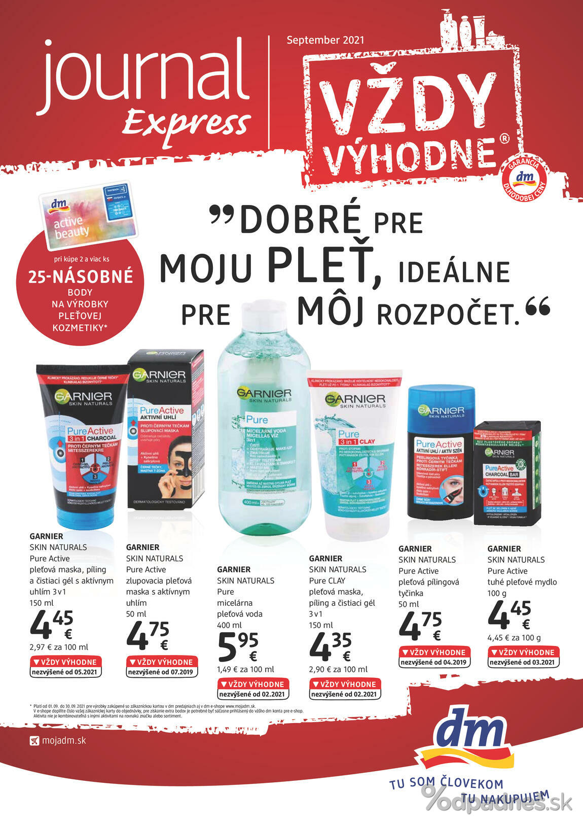 1. stránka dm drogerie markt letáku