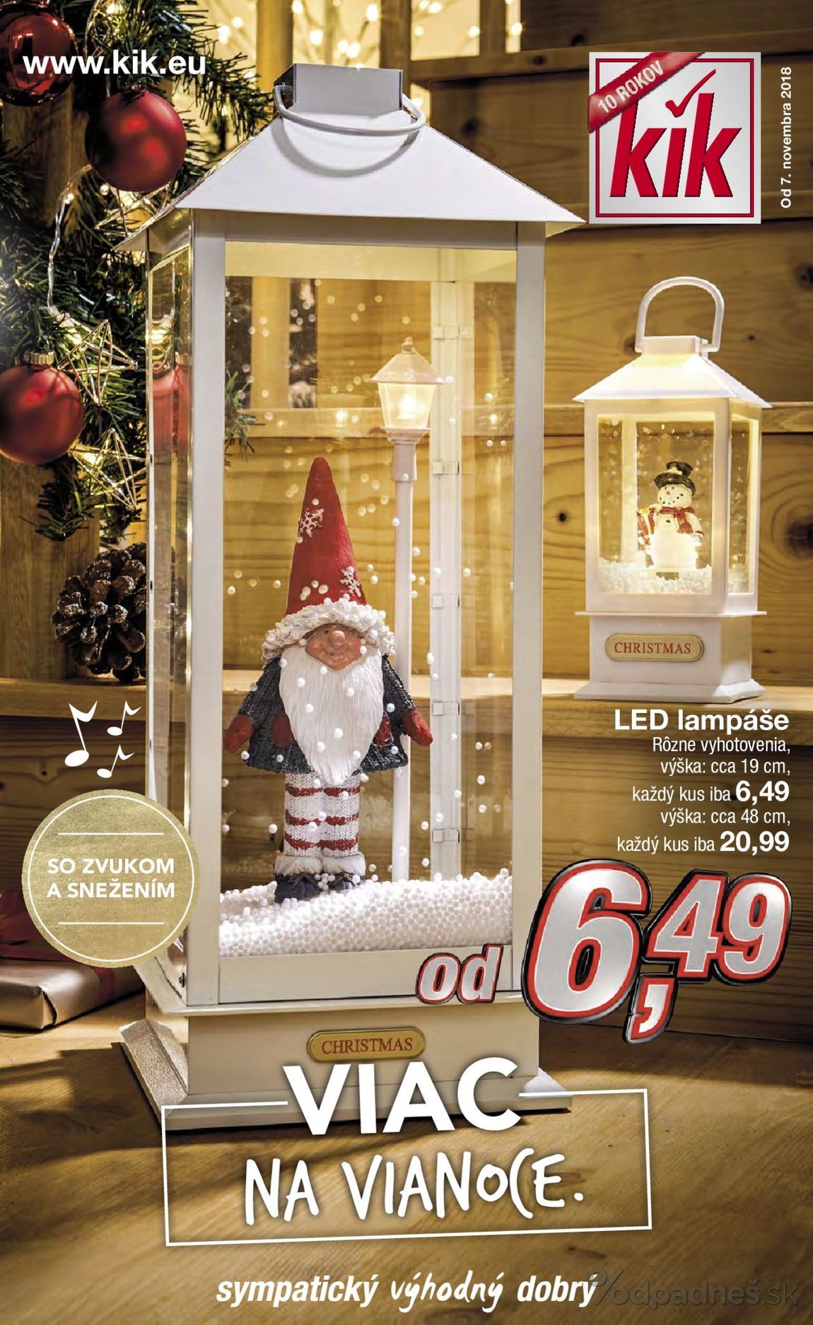 1. stránka KIK letáku