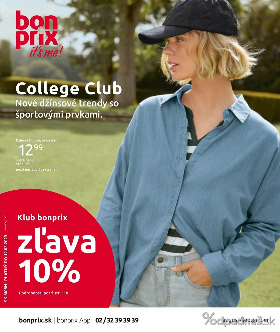 1. stránka Bonprix letáku