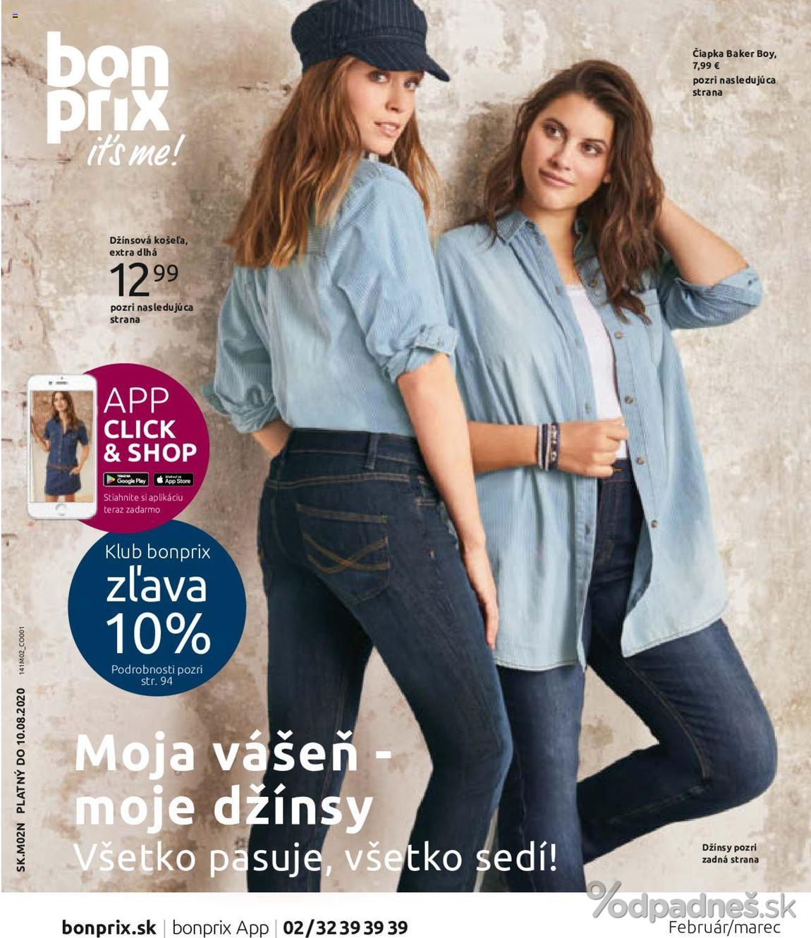 1. stránka Bonprix letáku