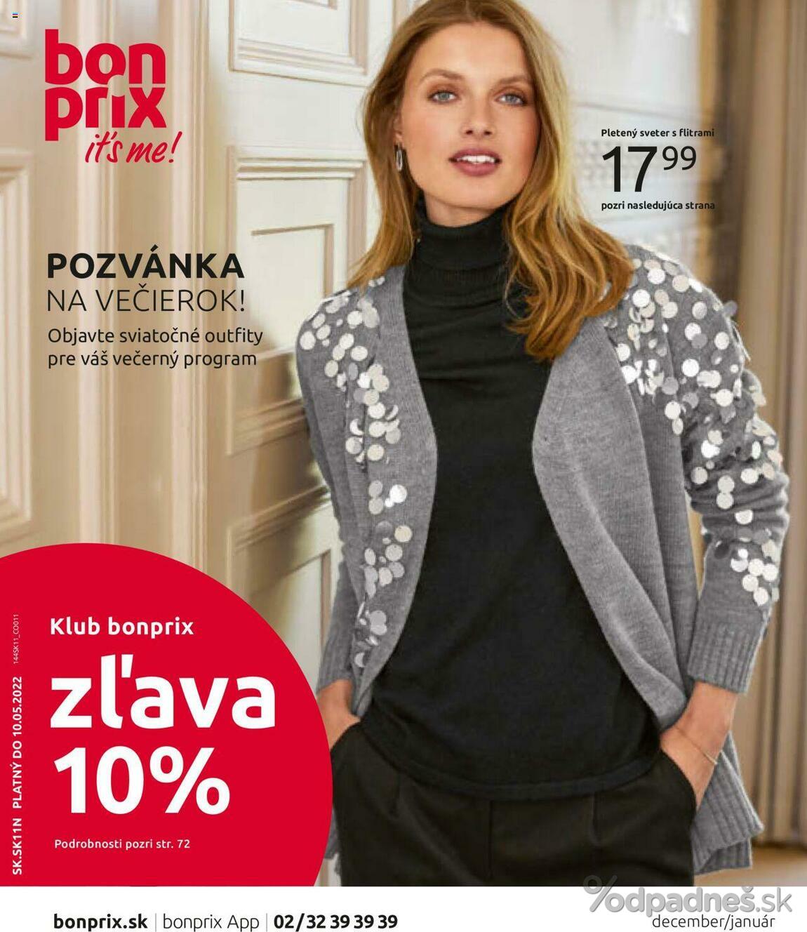 1. stránka Bonprix letáku