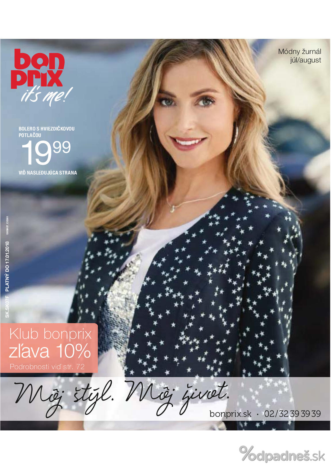 1. stránka Bonprix letáku