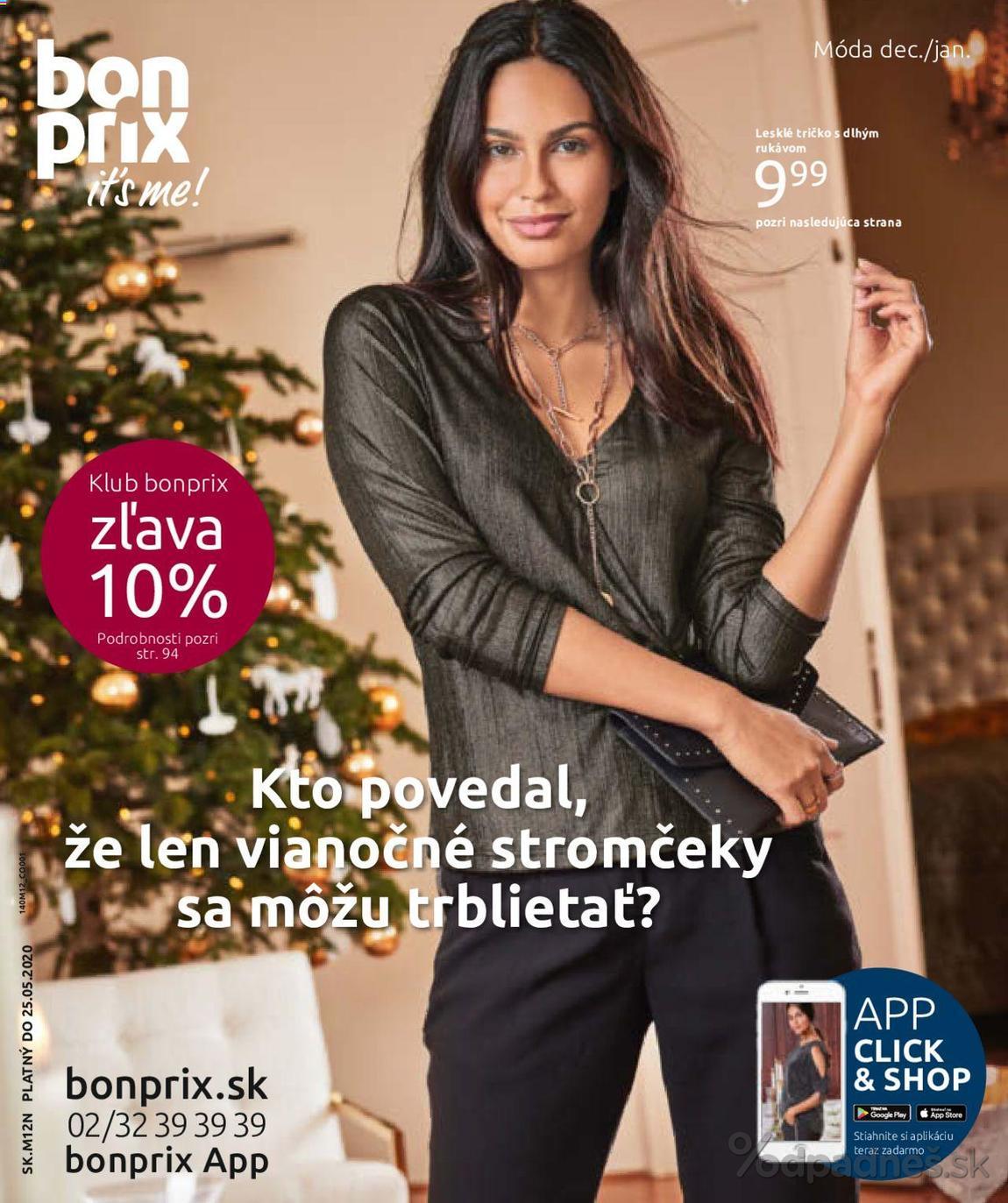 1. stránka Bonprix letáku
