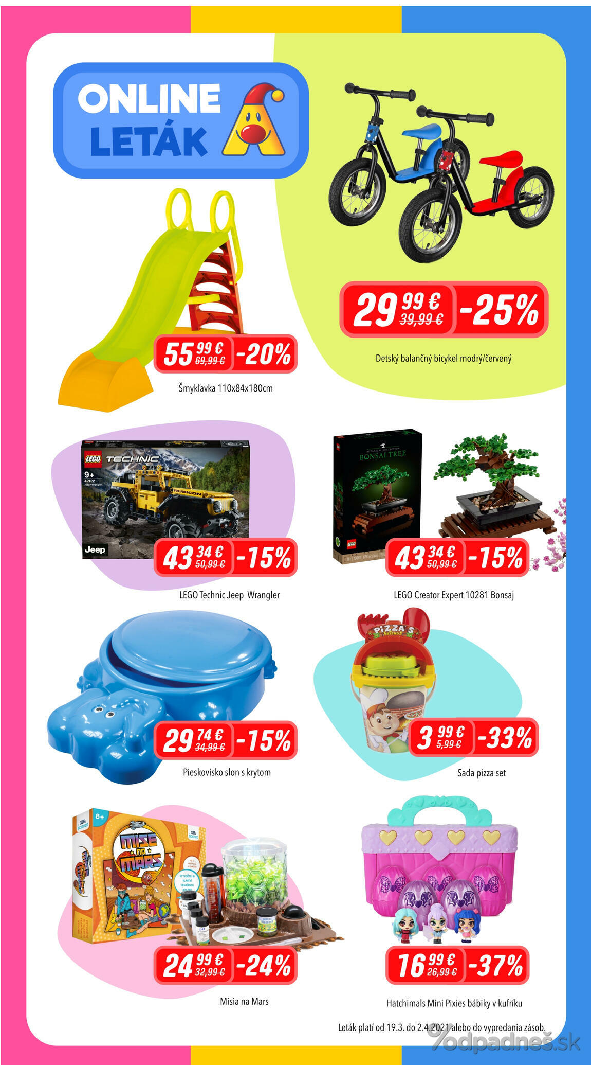 1. stránka Alltoys letáku