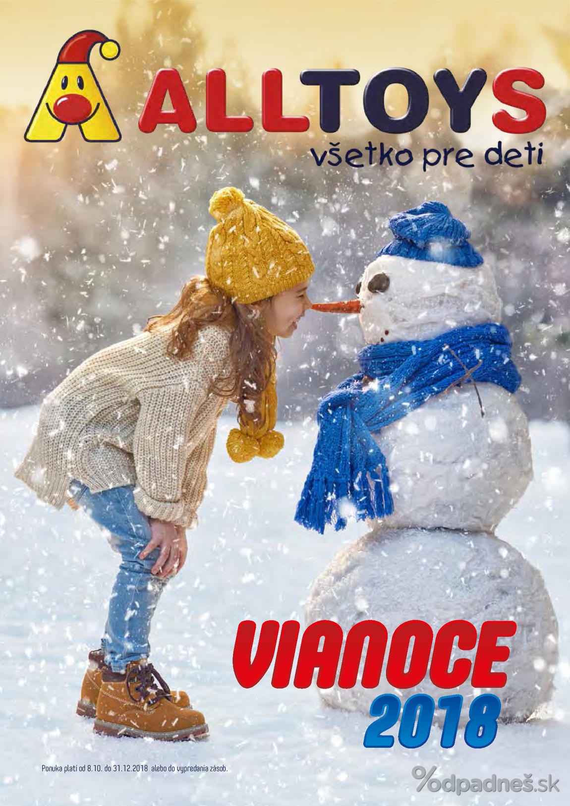 1. stránka Alltoys letáku