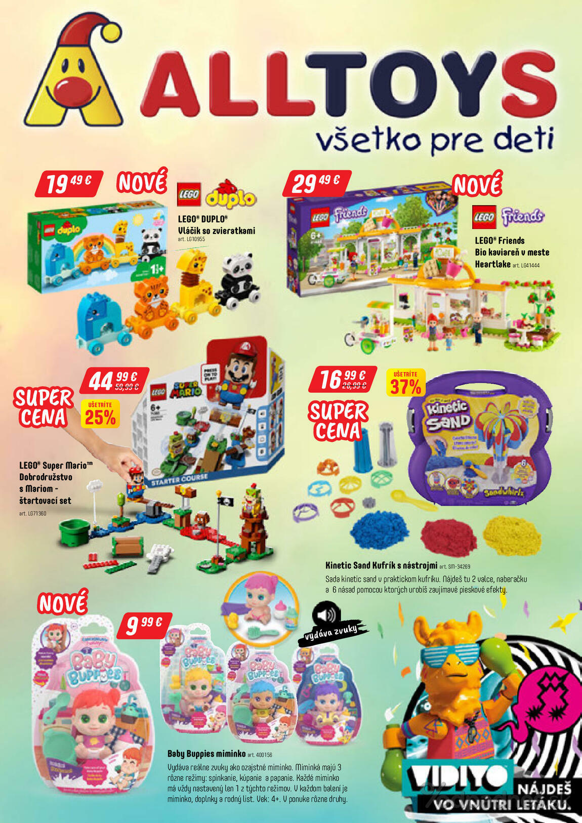 1. stránka Alltoys letáku