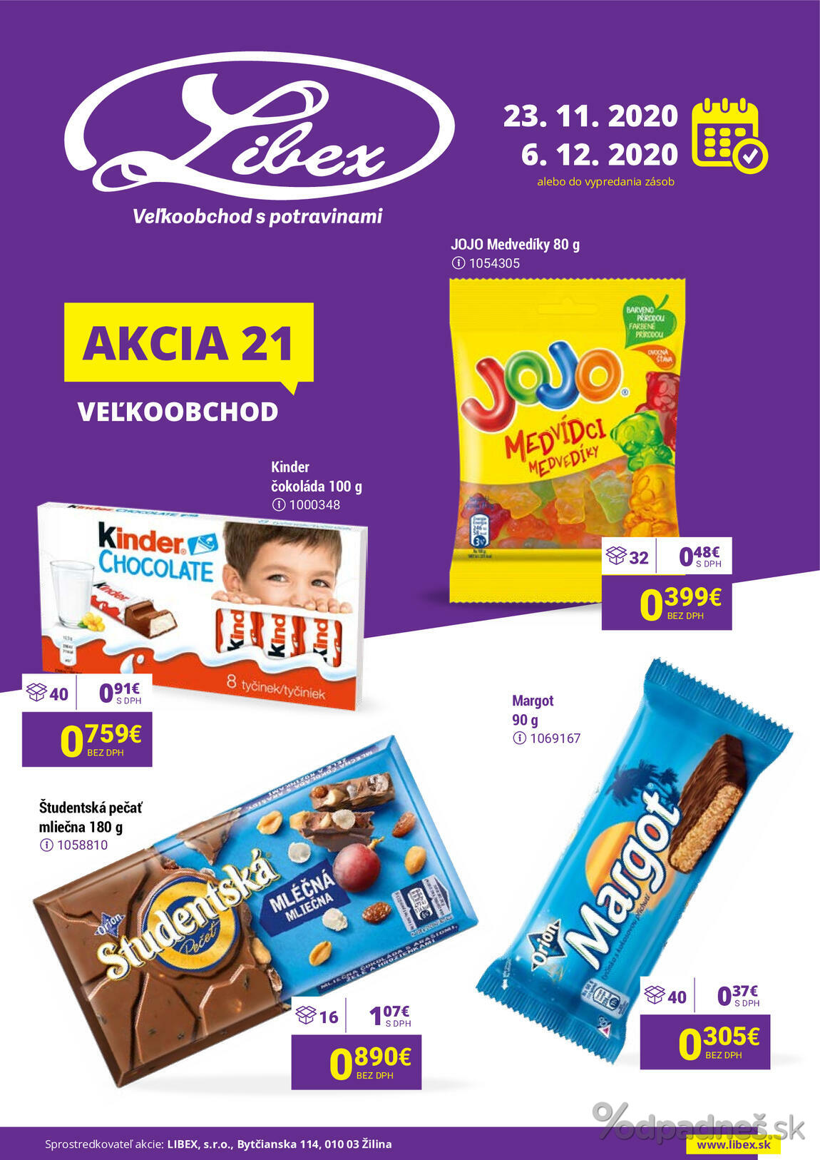 1. stránka Libex letáku