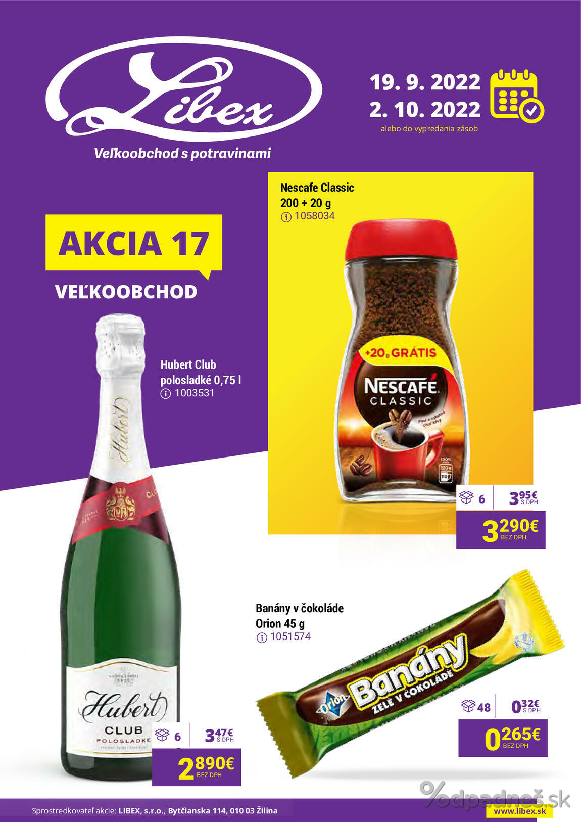 1. stránka Libex letáku