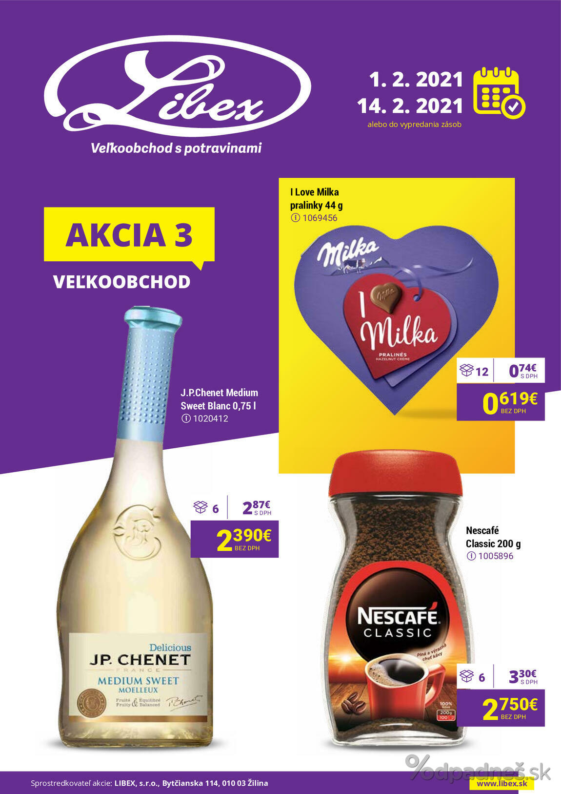 1. stránka Libex letáku