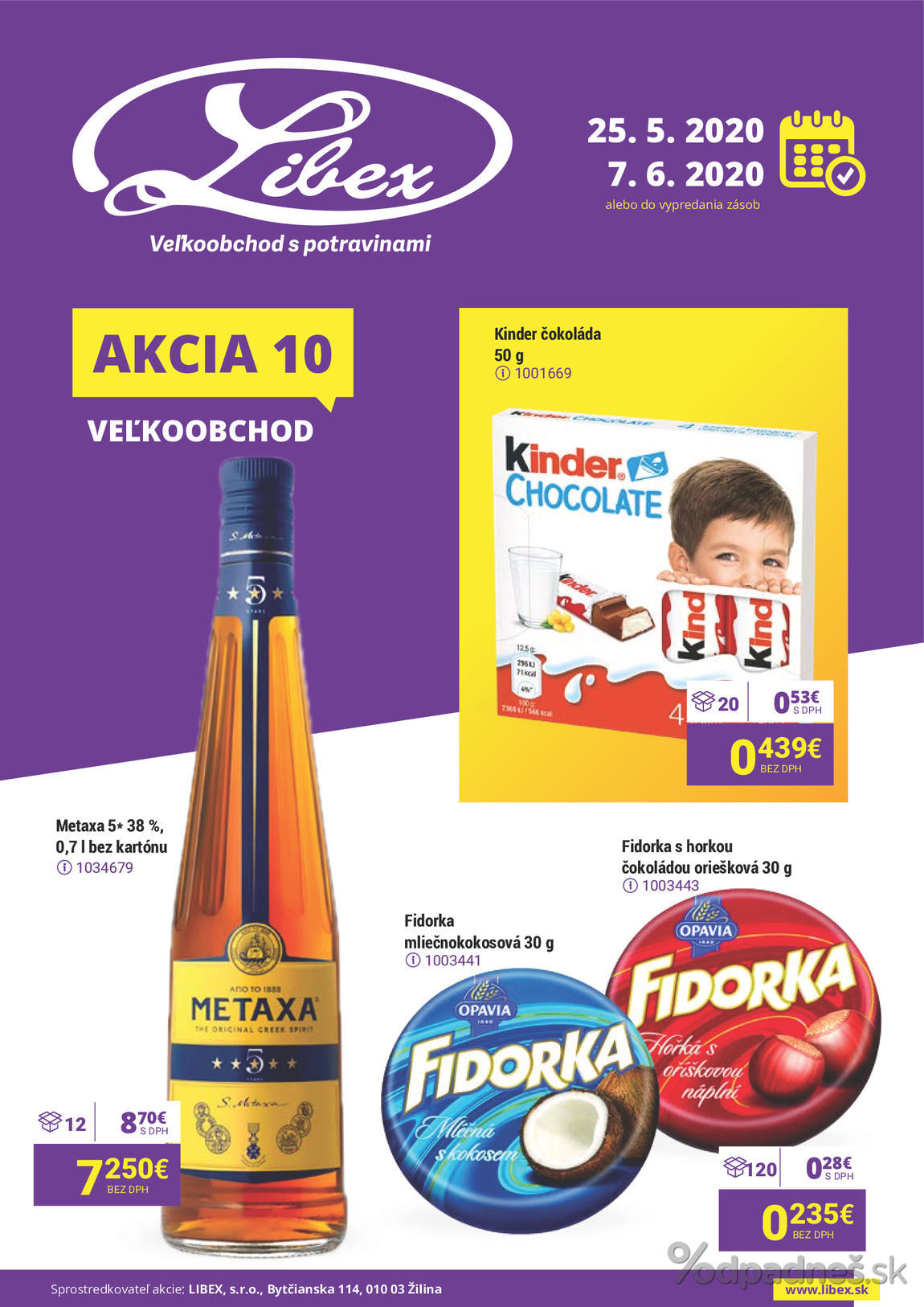 1. stránka Libex letáku