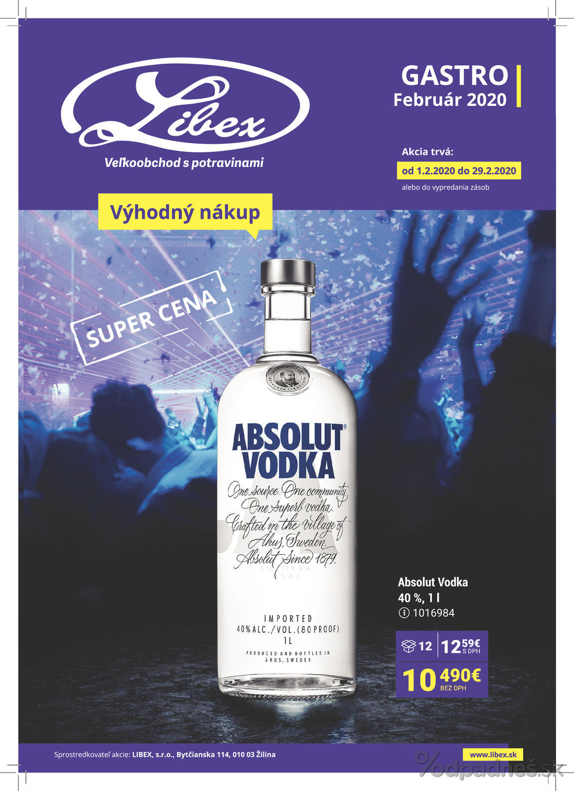 1. stránka Libex letáku