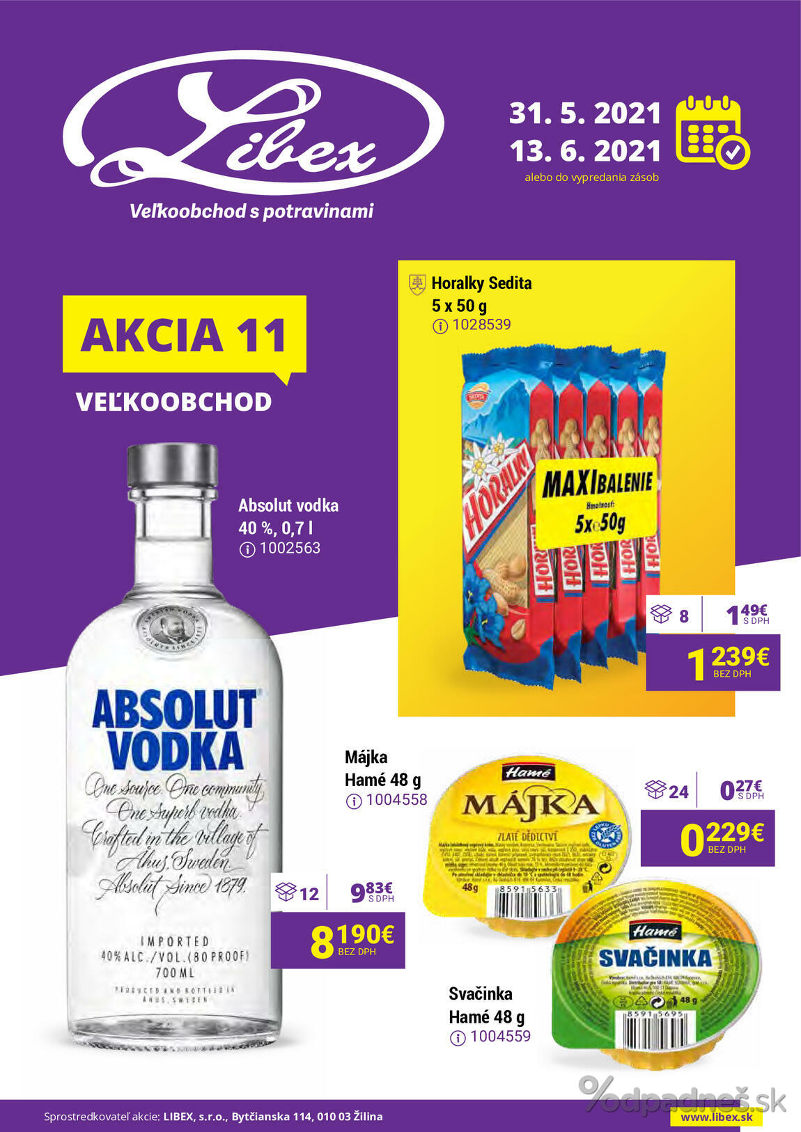 1. stránka Libex letáku