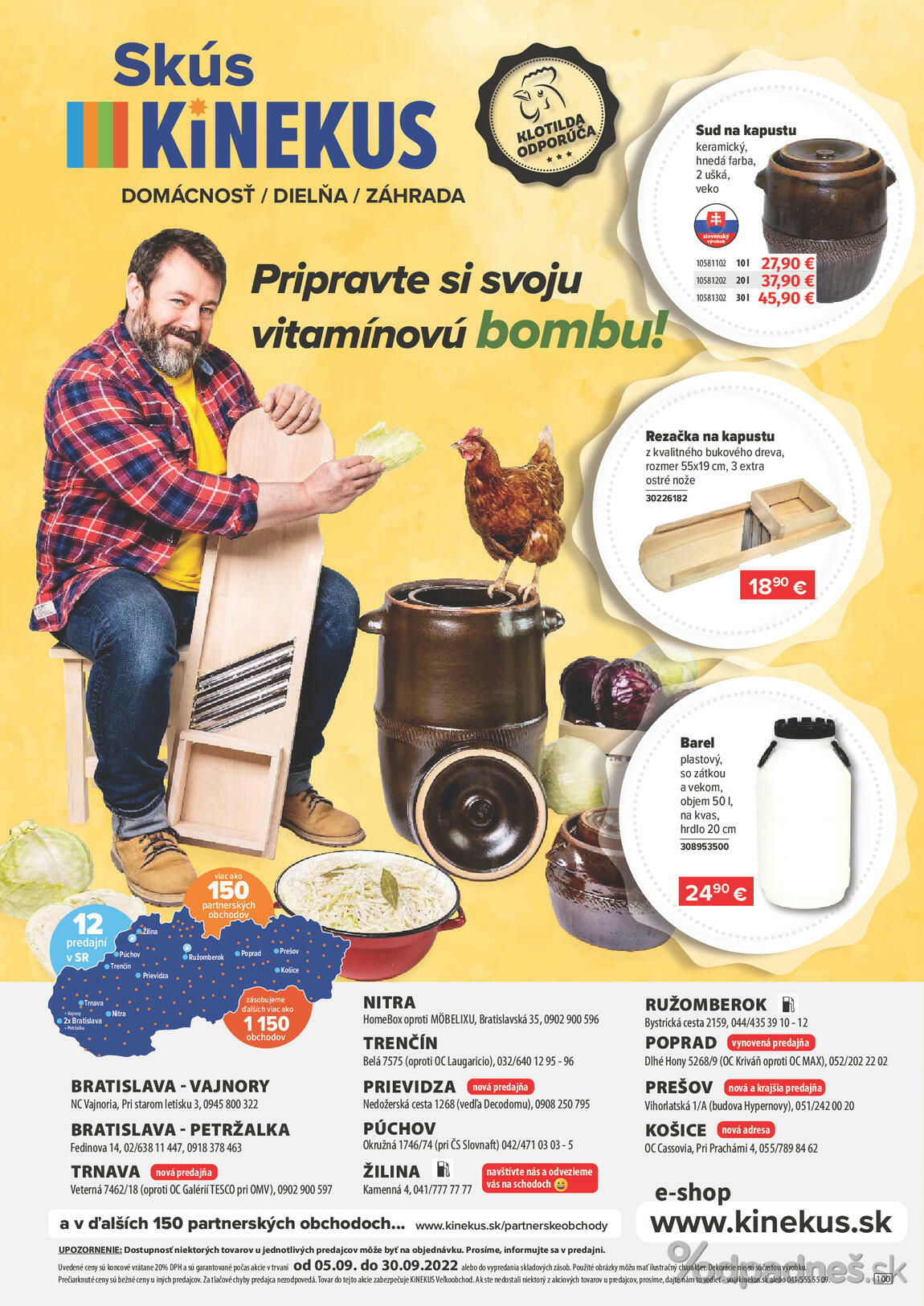 1. stránka Kinekus letáku