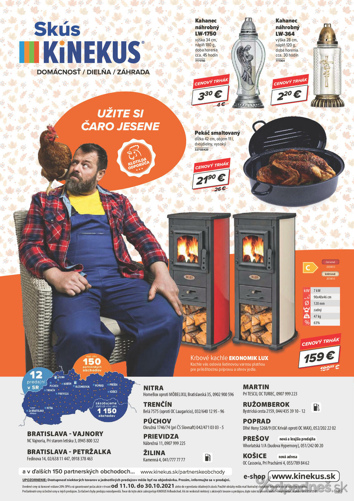 1. stránka Kinekus letáku