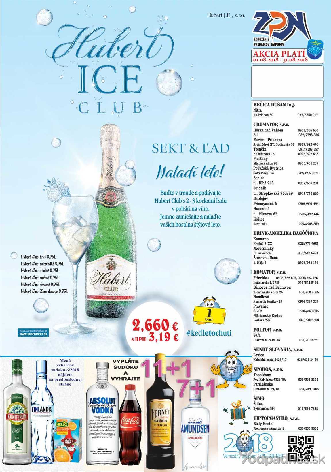 1. stránka Drinkvo letáku