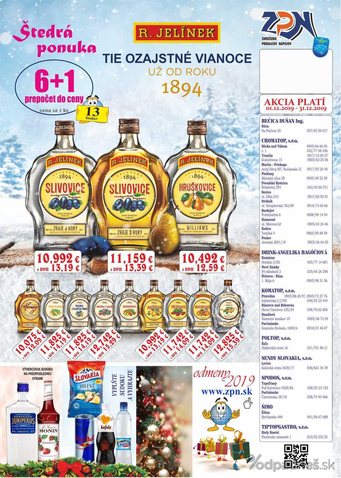 1. stránka Drinkvo letáku