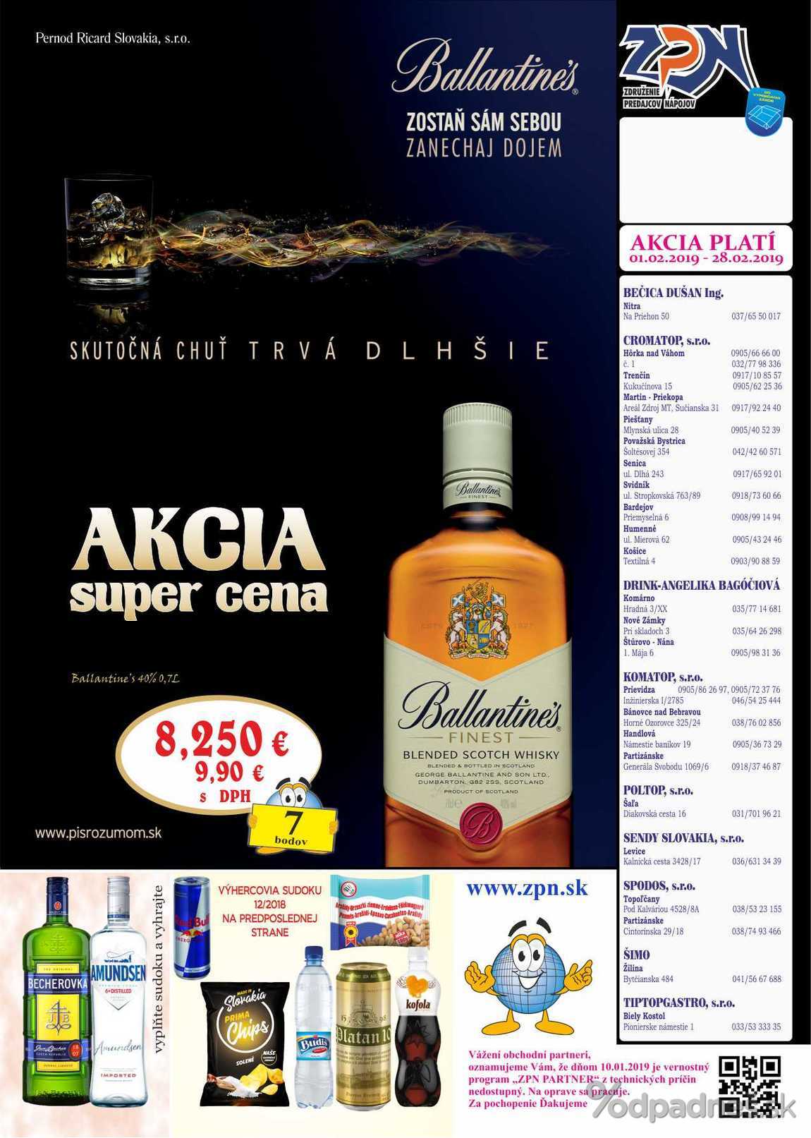 1. stránka Drinkvo letáku