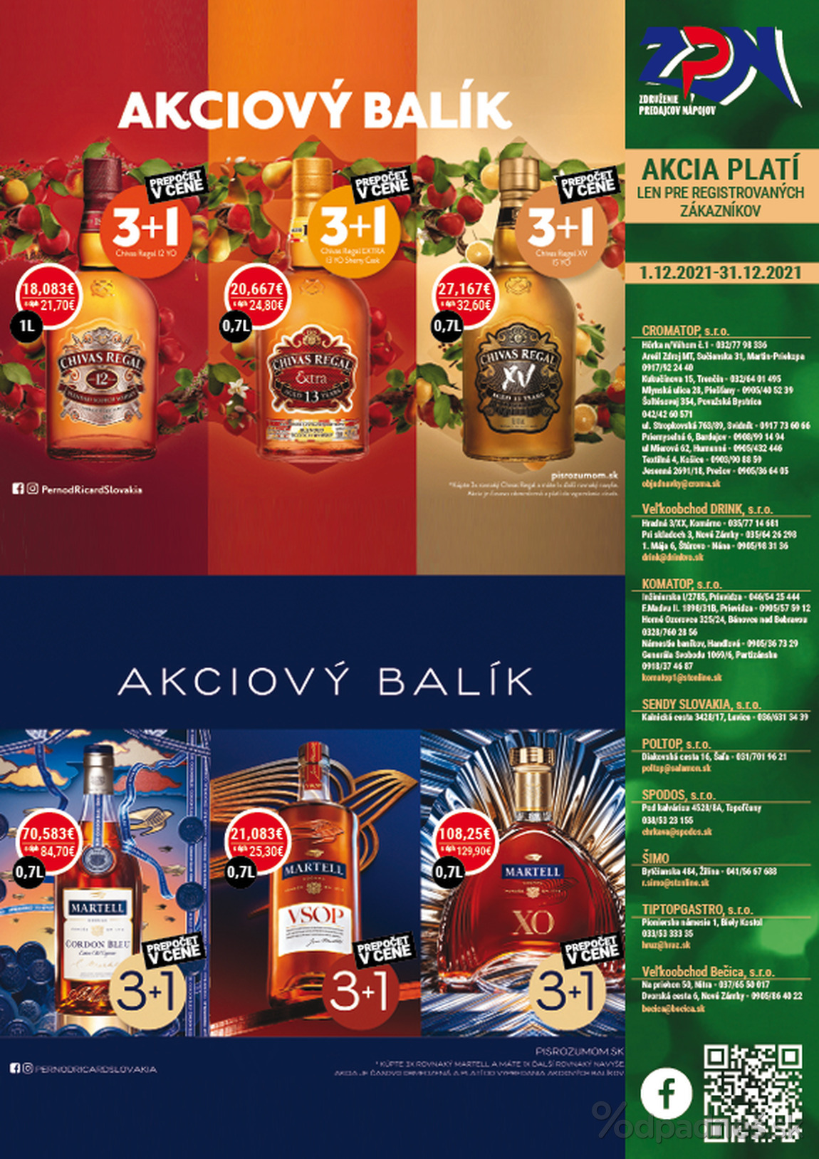 1. stránka Drinkvo letáku