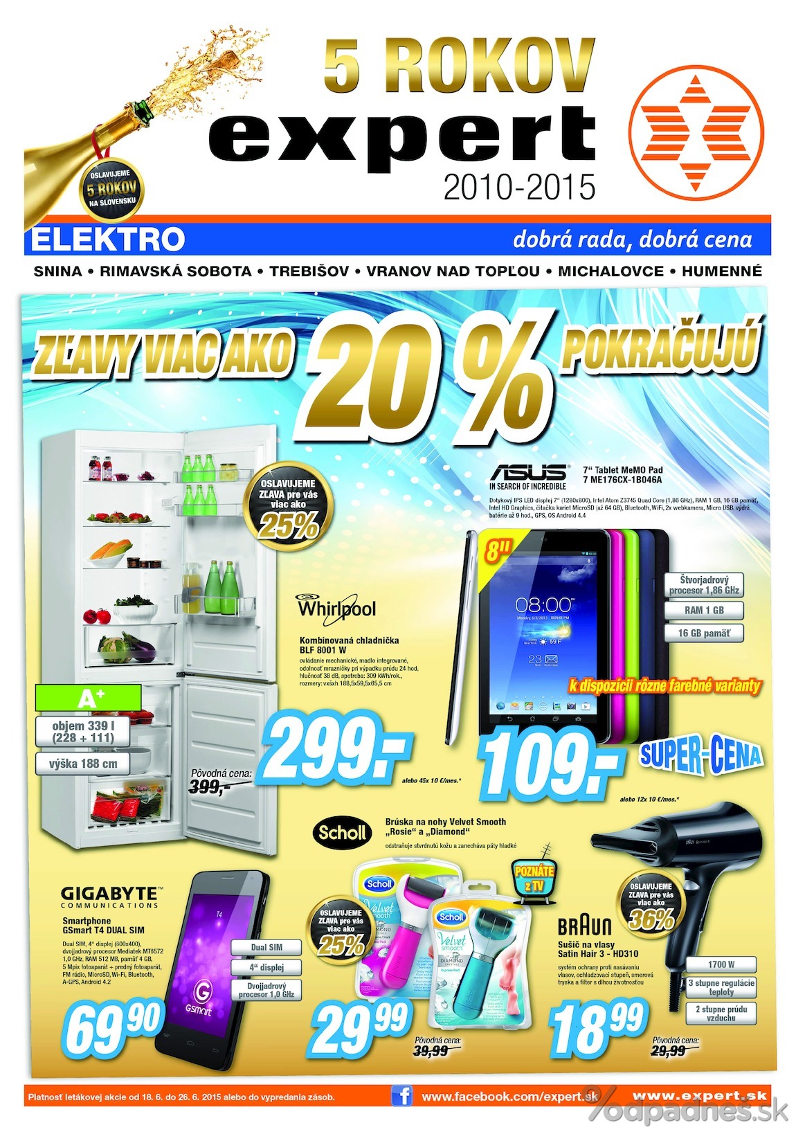 1. stránka Expert Elektro letáku