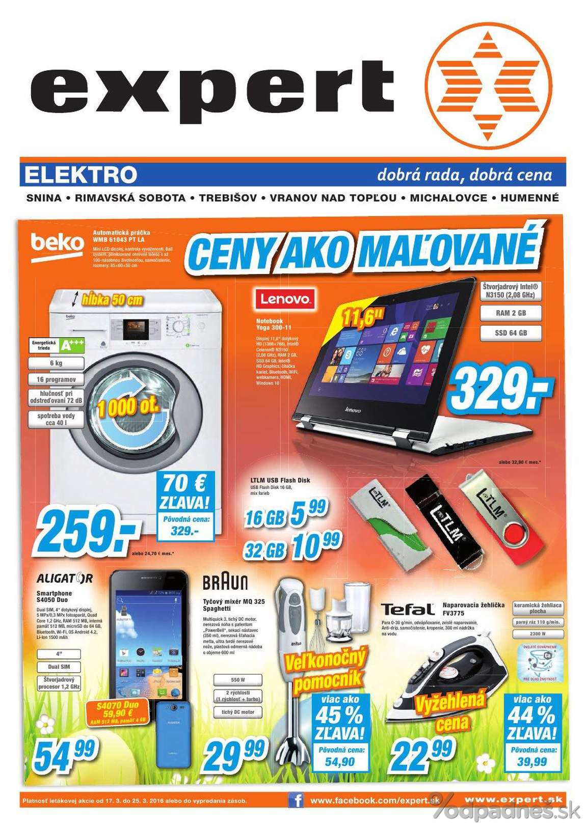 1. stránka Expert Elektro letáku