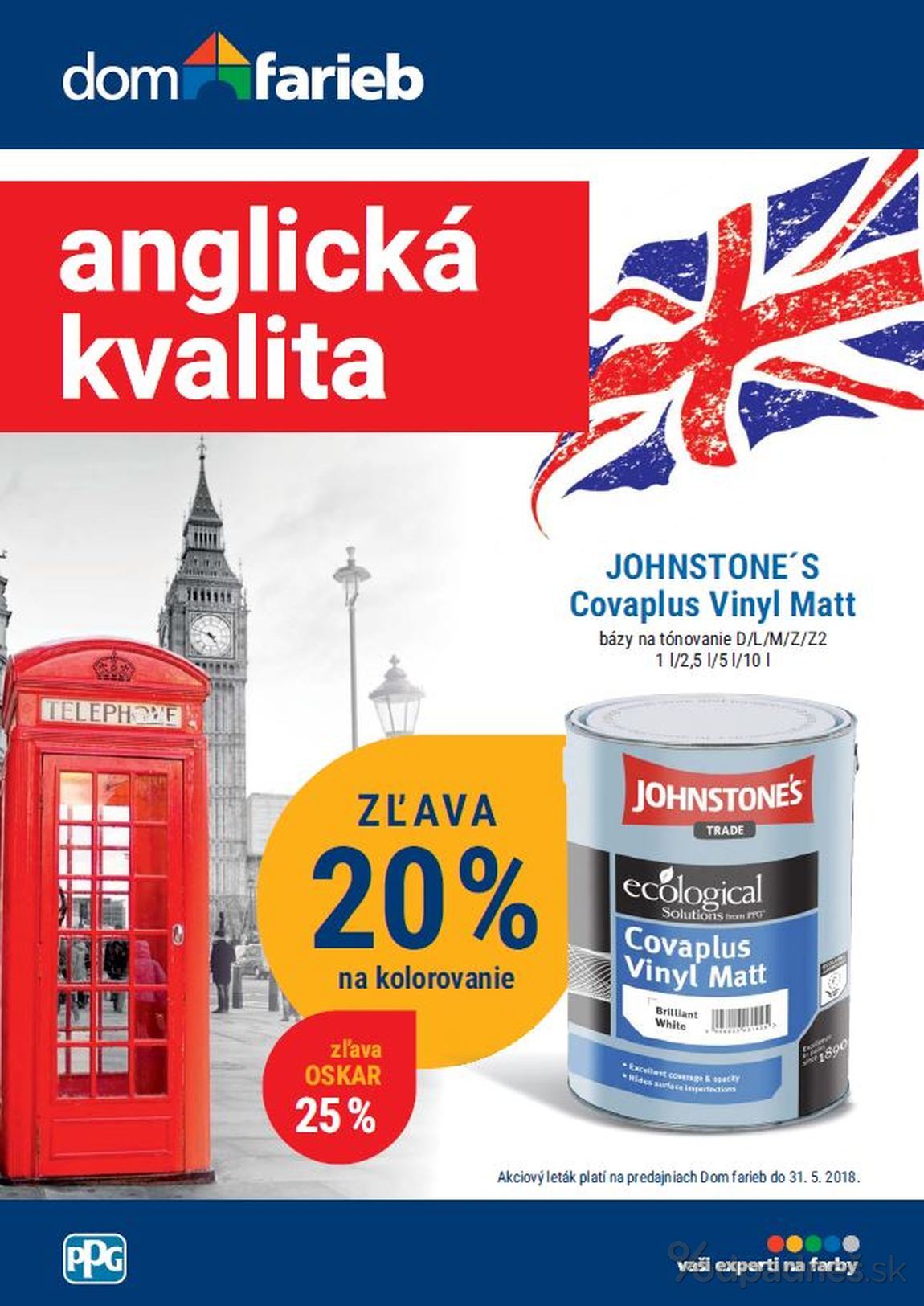 1. stránka Dom farieb letáku