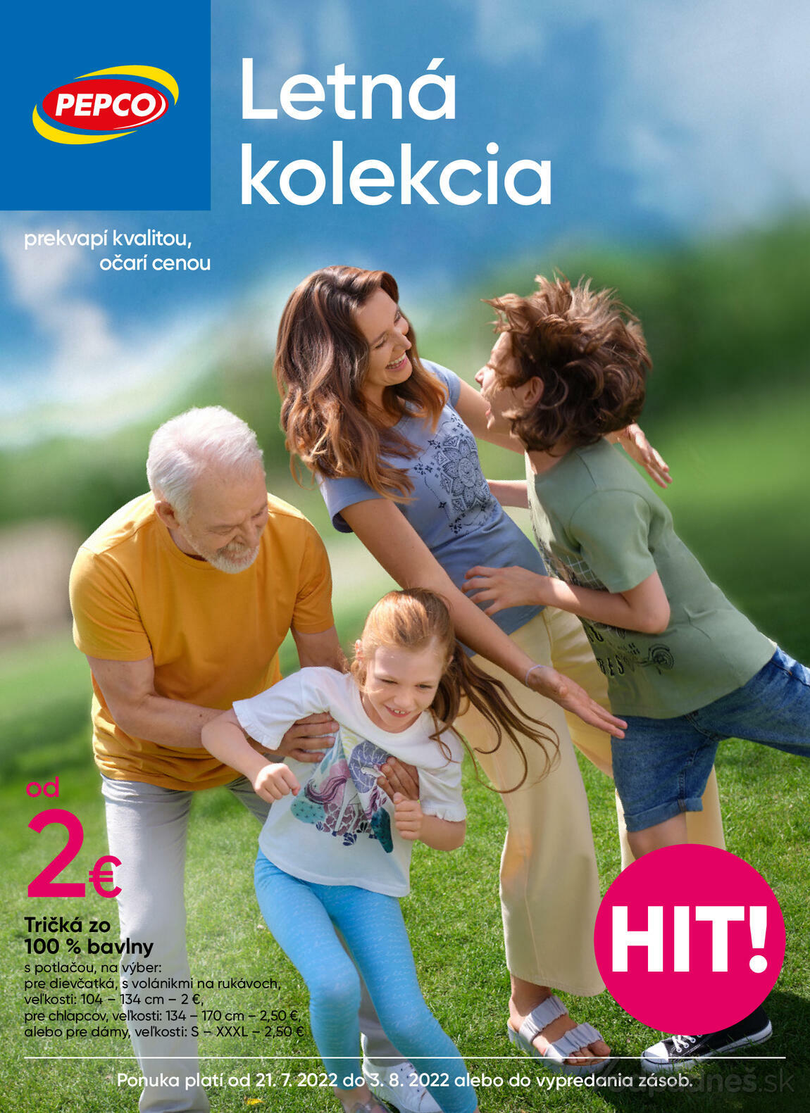 1. stránka Pepco letáku