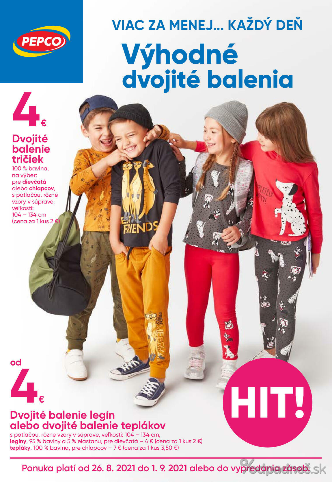 1. stránka Pepco letáku
