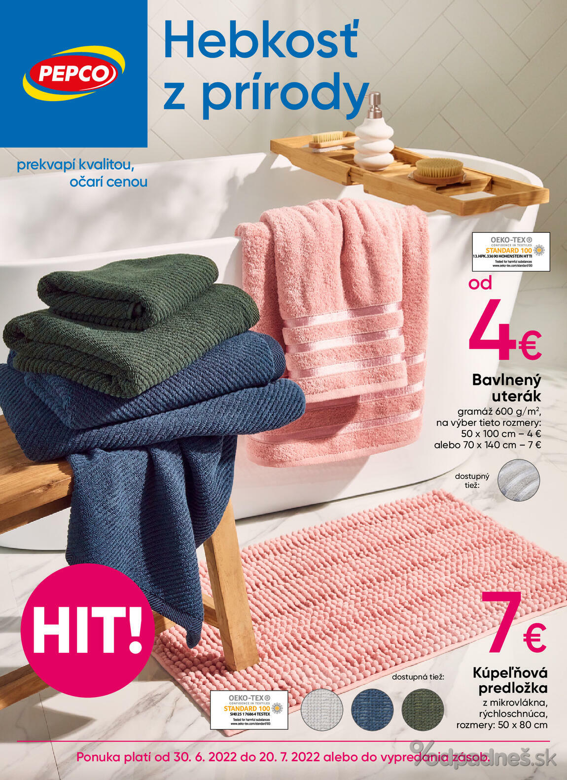 1. stránka Pepco letáku