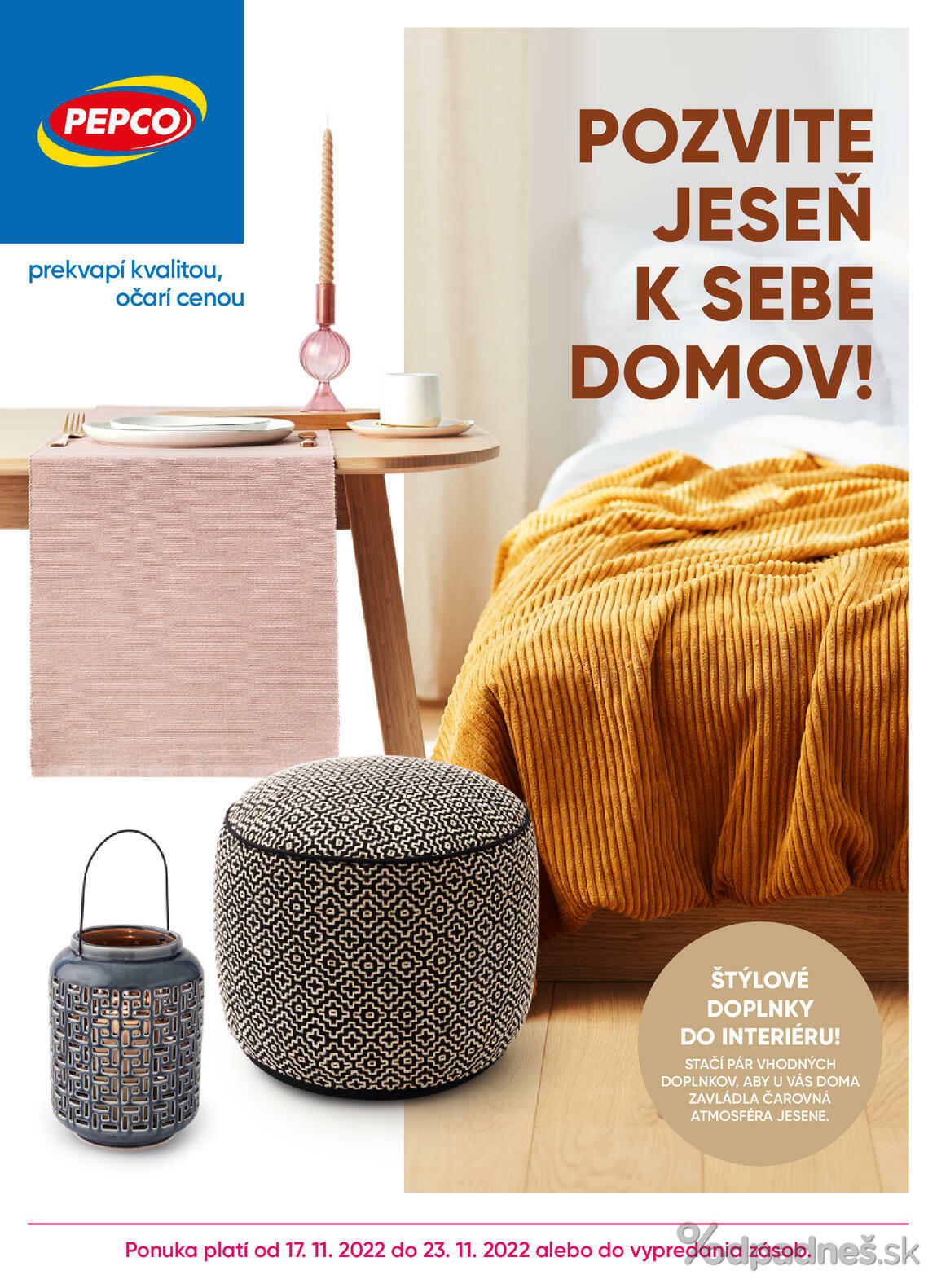 1. stránka Pepco letáku