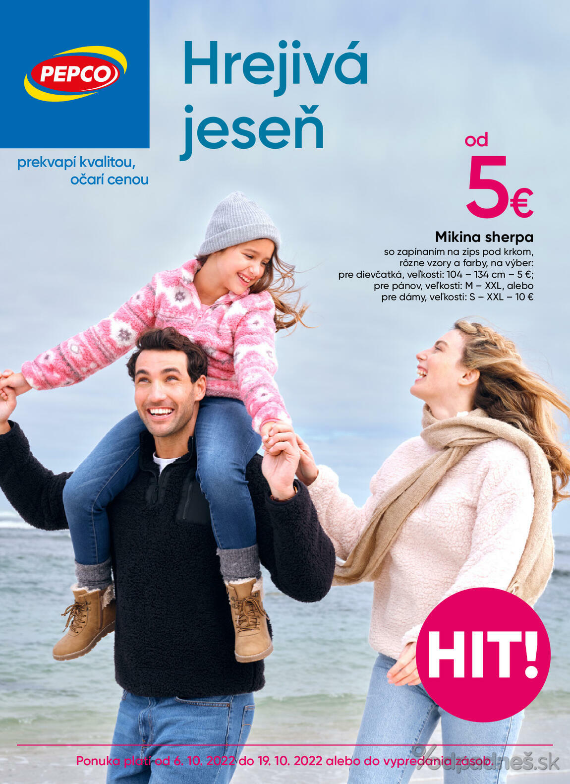 1. stránka Pepco letáku