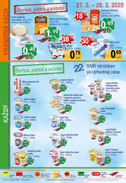2. stránka Milk agro letáku