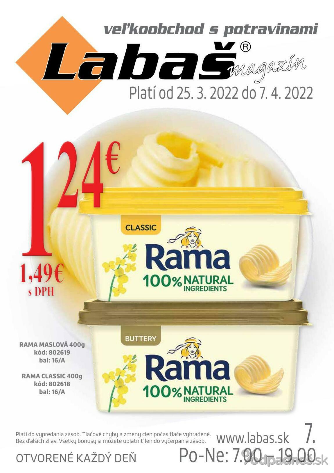 1. stránka Labaš letáku