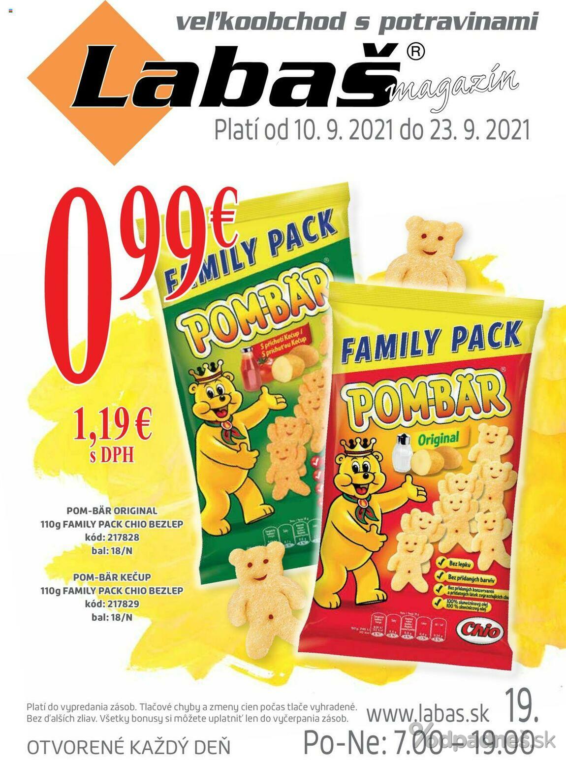 1. stránka Labaš letáku