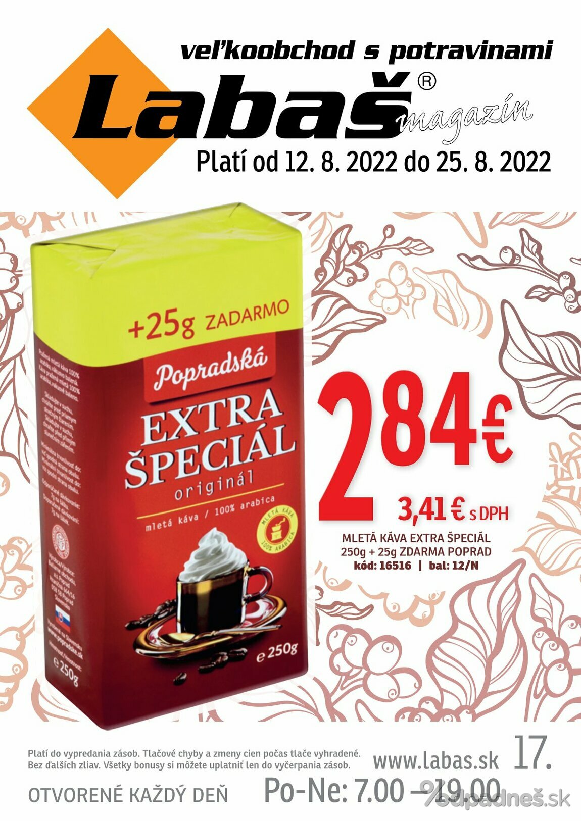 1. stránka Labaš letáku