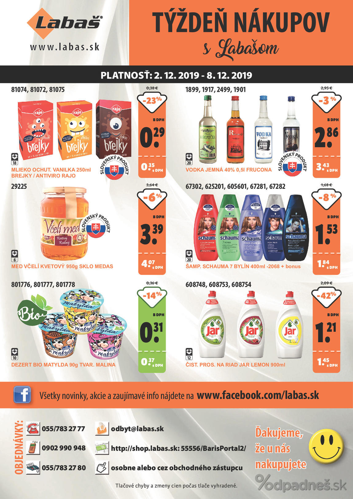 1. stránka Labaš letáku