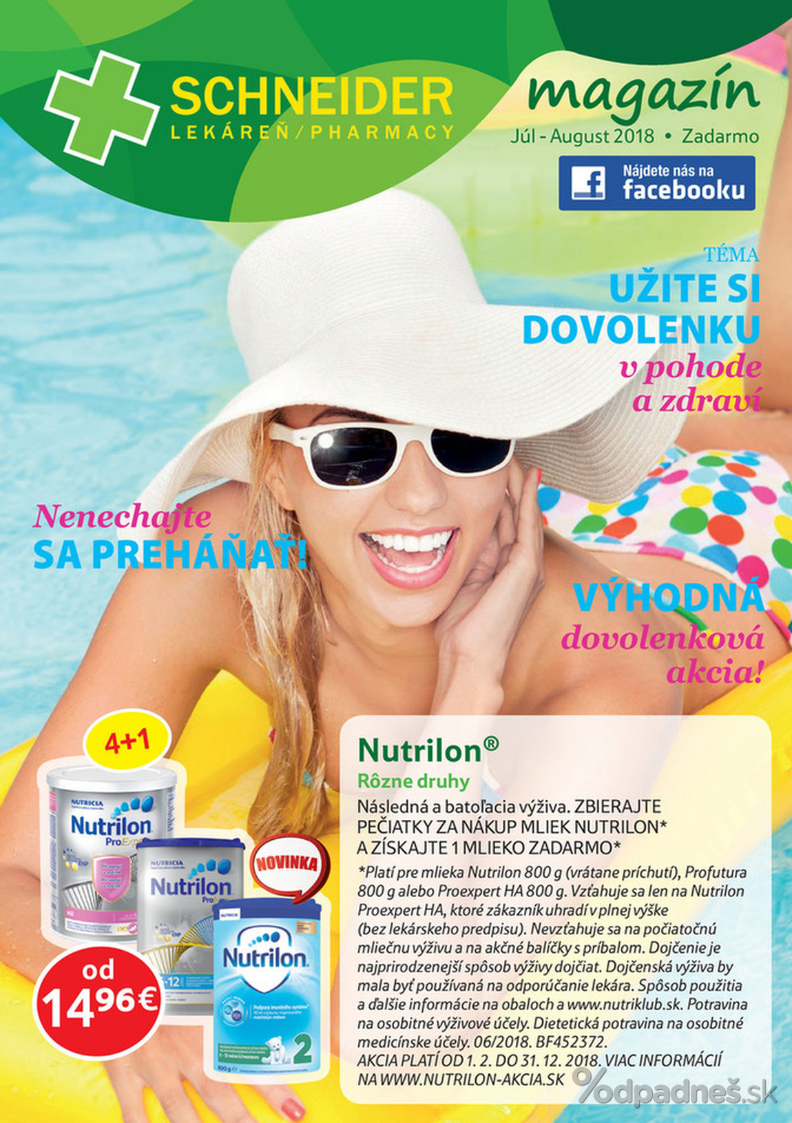 1. stránka Lekáreň Schneider letáku