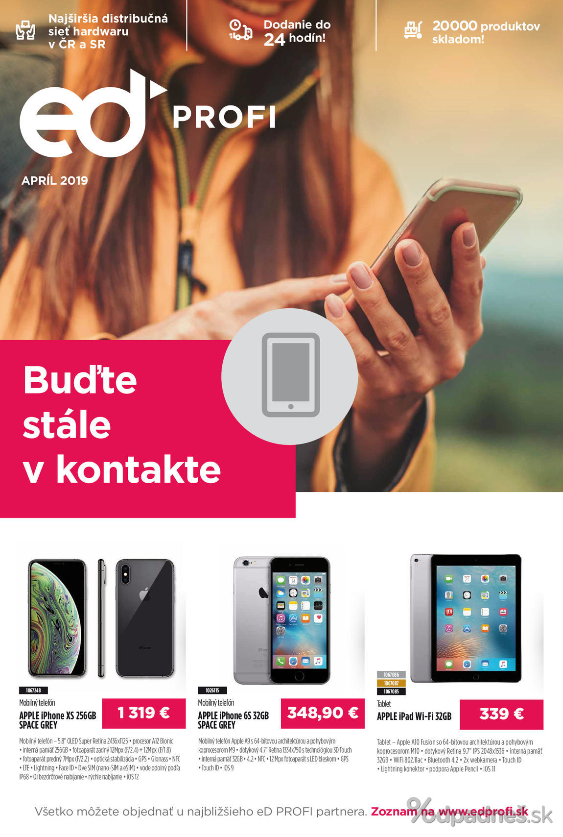 1. stránka DigiPro.sk letáku