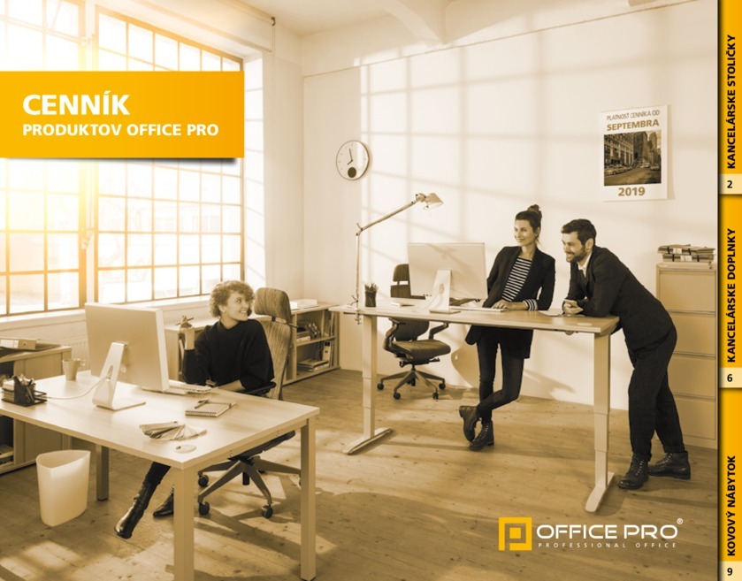 1. stránka Office Pro letáku