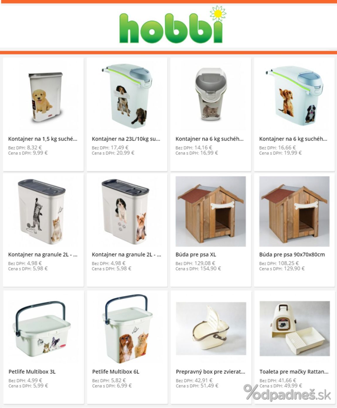 1. stránka Hobbi letáku