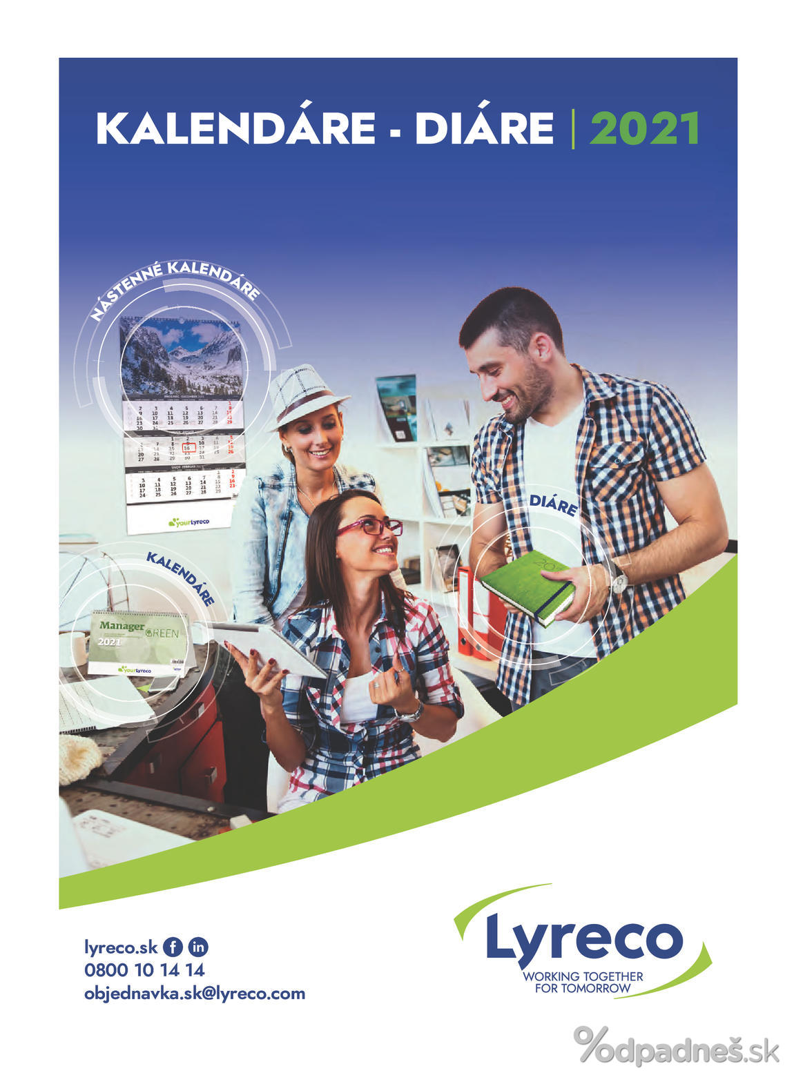 1. stránka Lyreco letáku