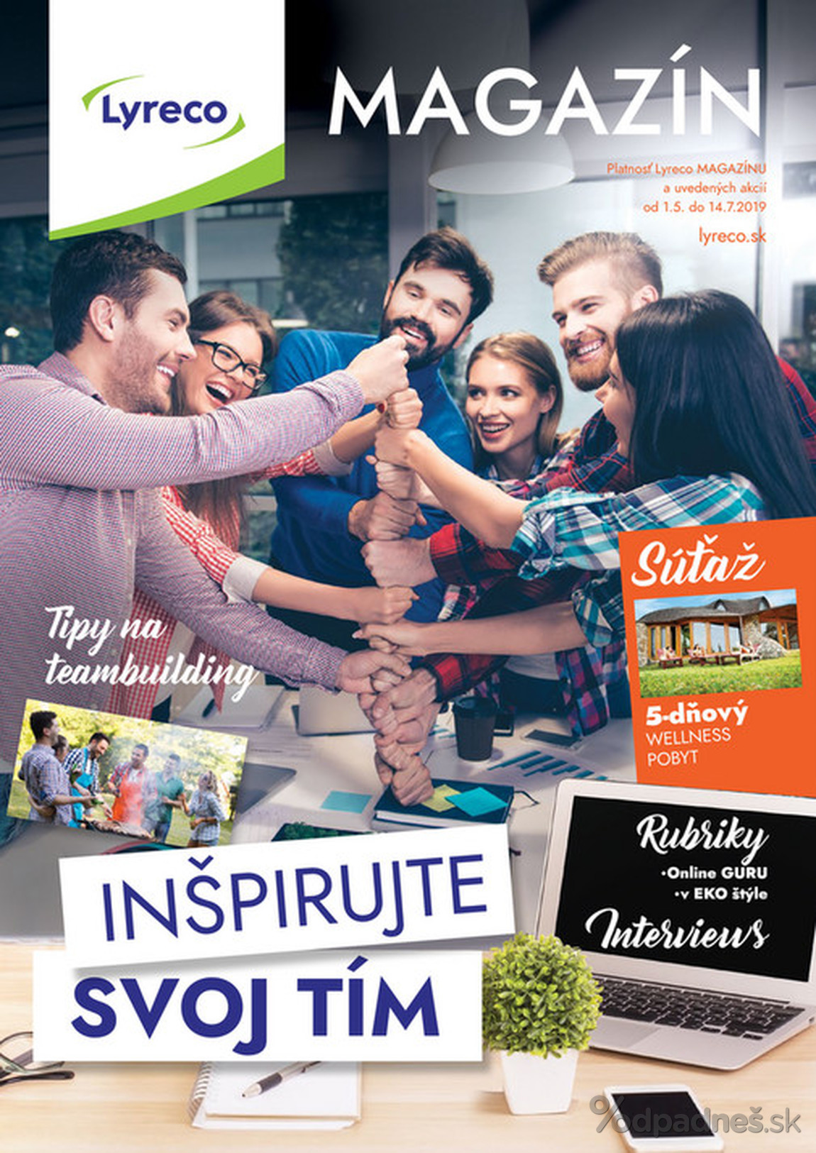 1. stránka Lyreco letáku