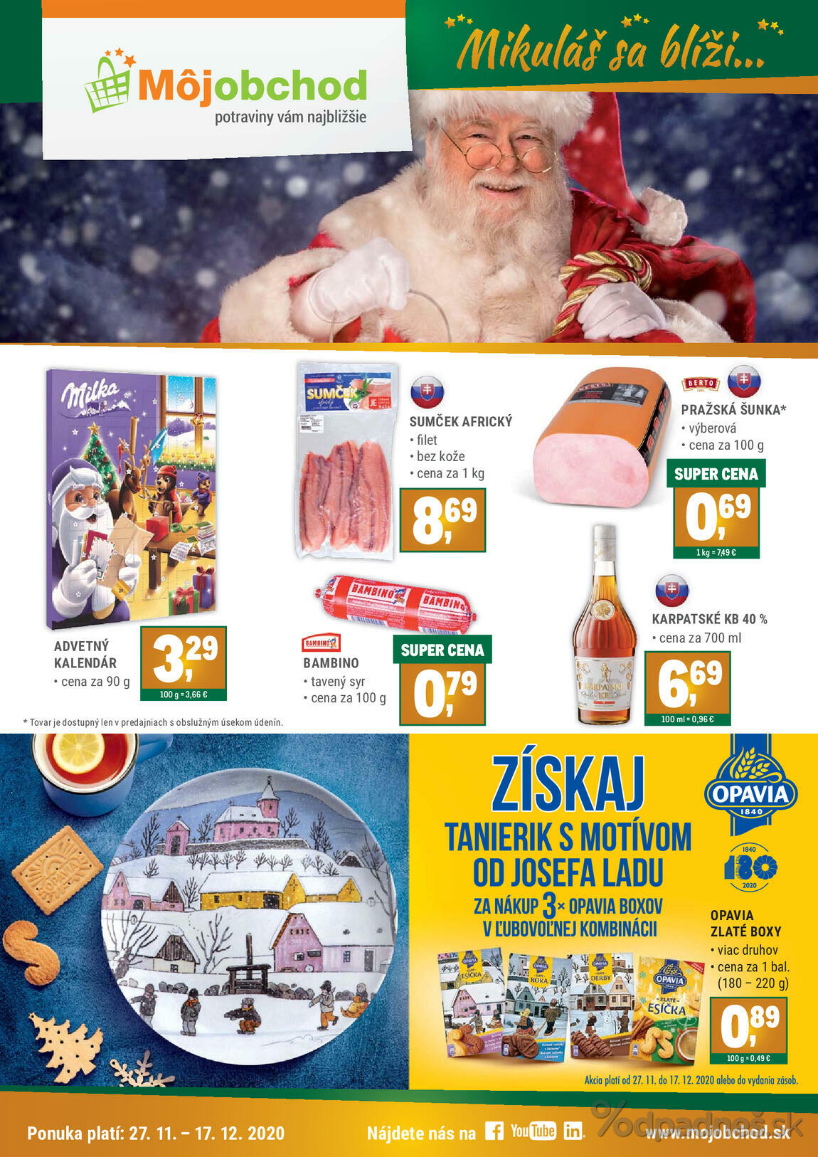 1. stránka Môjobchod letáku