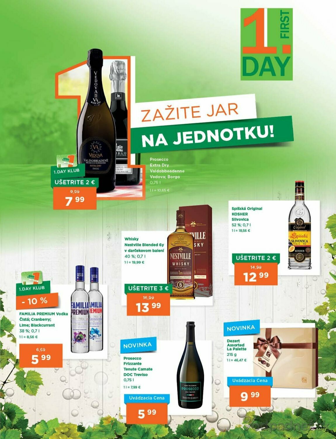 1. stránka 1day.sk letáku