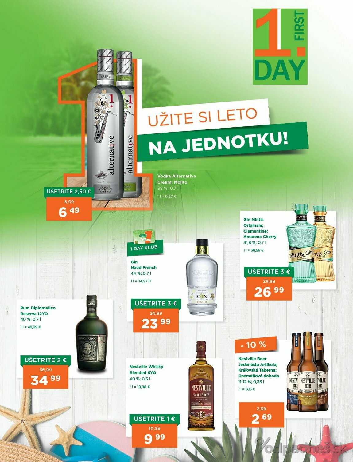 1. stránka 1day.sk letáku