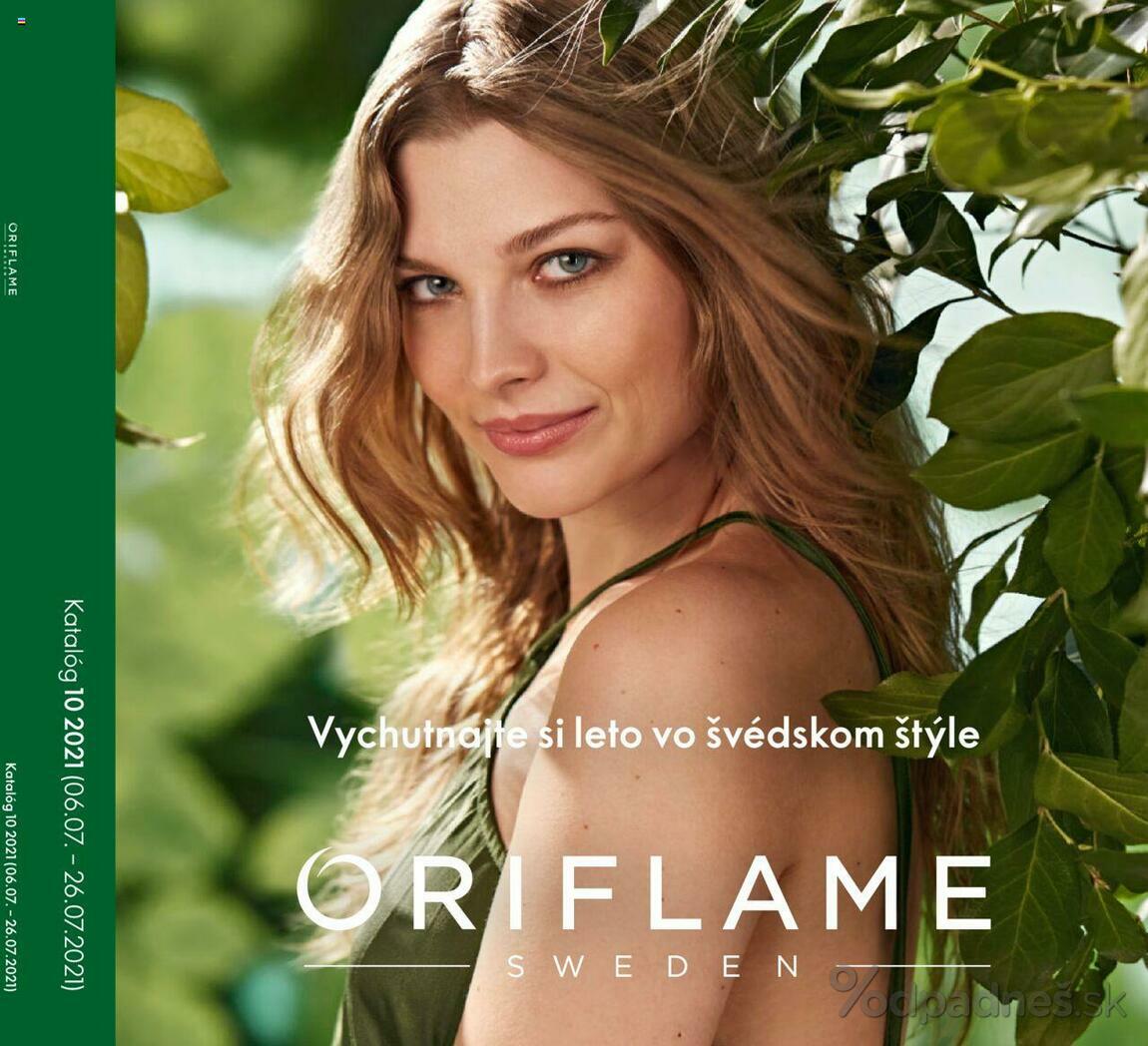 1. stránka Oriflame letáku